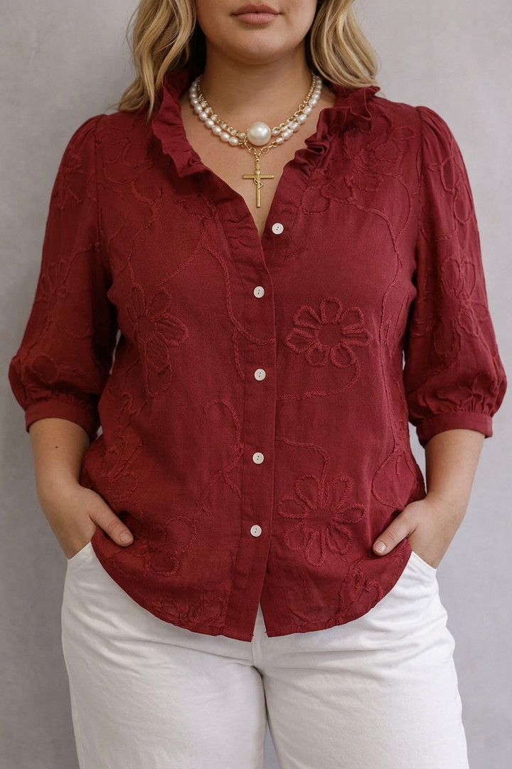 Giselle | Blomstrete Bluse