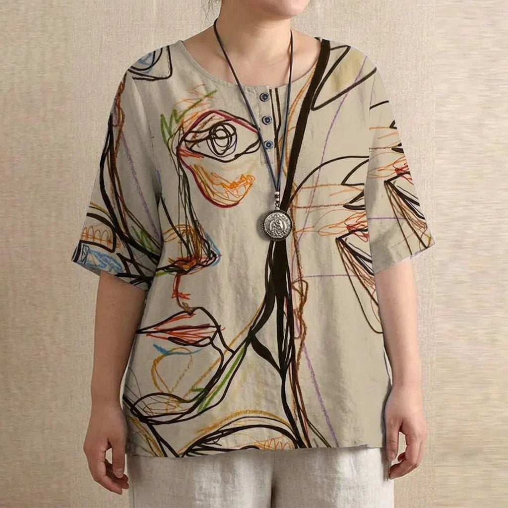 Arabella | Retro-inspirert Bluse
