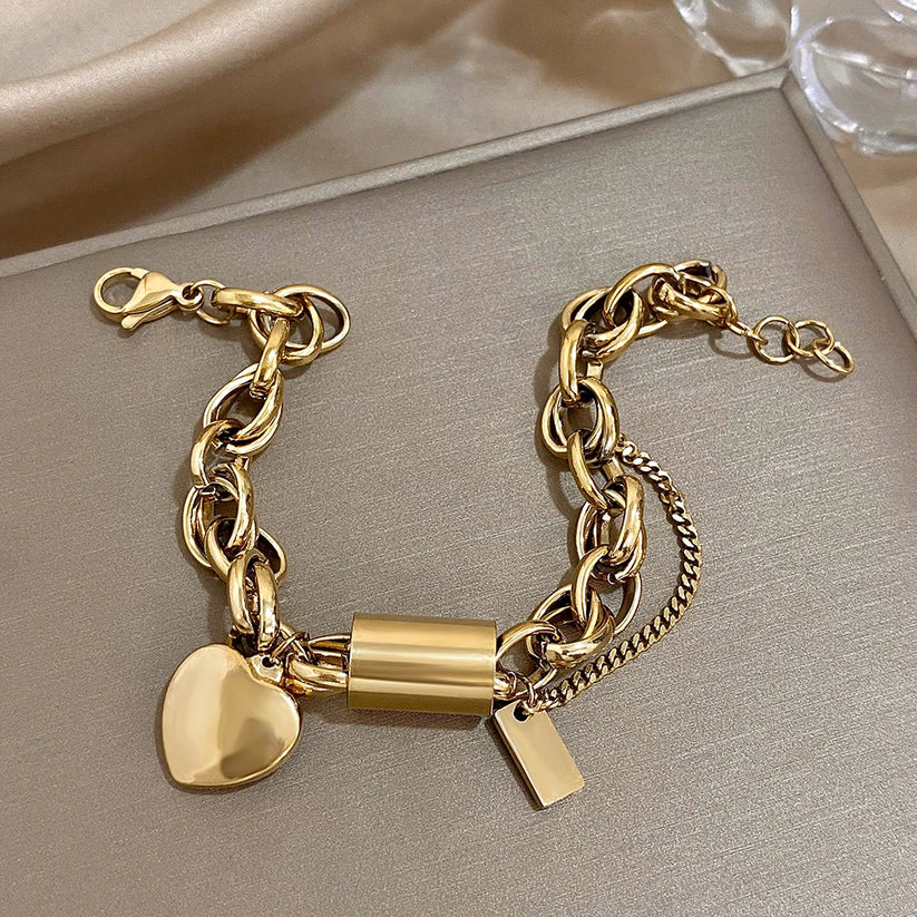 Eleni Chunky Armbånd | Gull