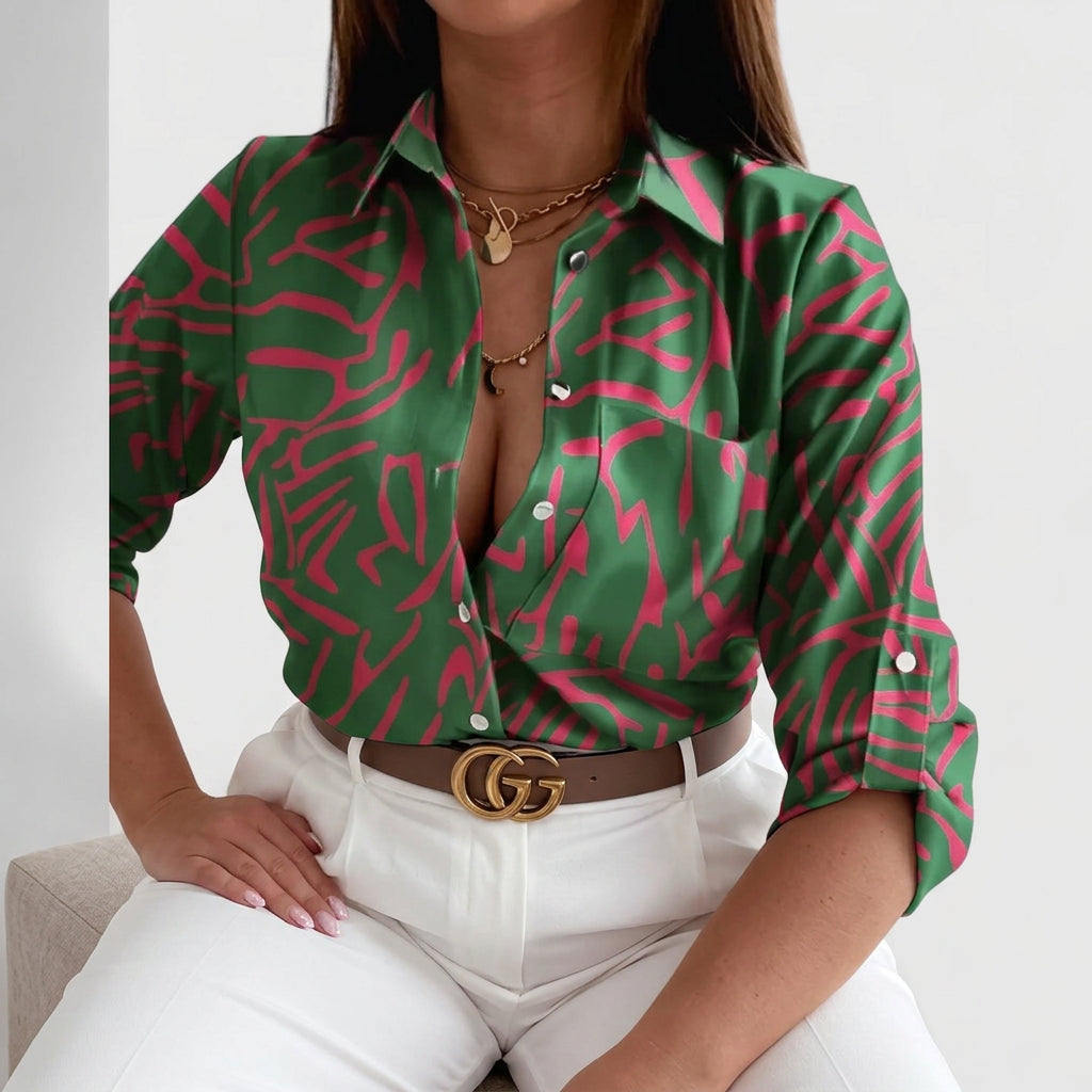 Orla | Elegant Bluse med Lange Ermer