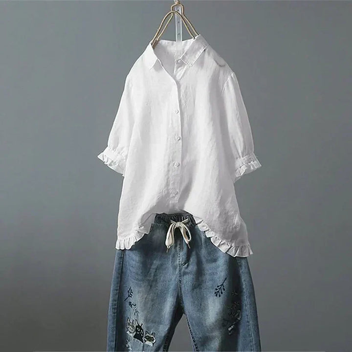 ANNA | Hverdags Ruffle Topp