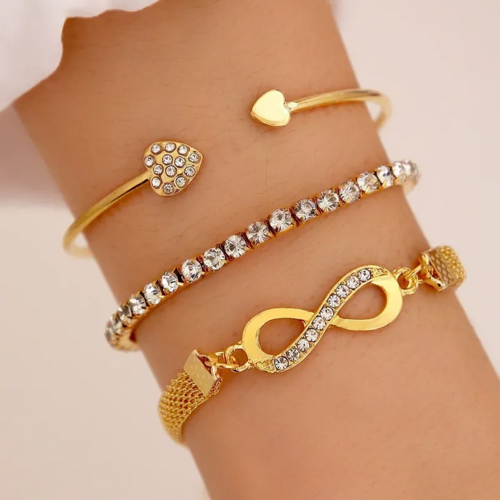 Tabitha Renner Armbåndsett | Gull