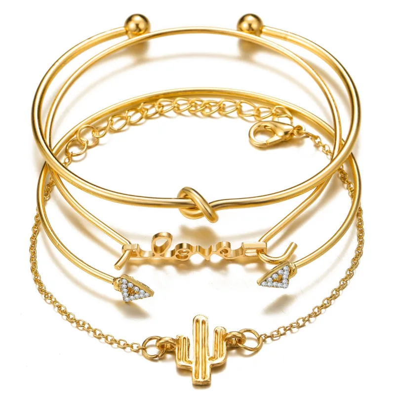 Tabitha Renner Armbåndsett | Gull