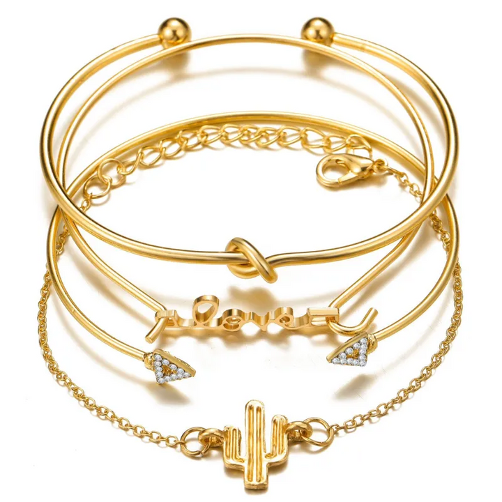 Tabitha Renner Armbåndsett | Gull