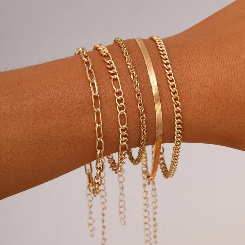 Tabitha Renner Armbåndsett | Gull