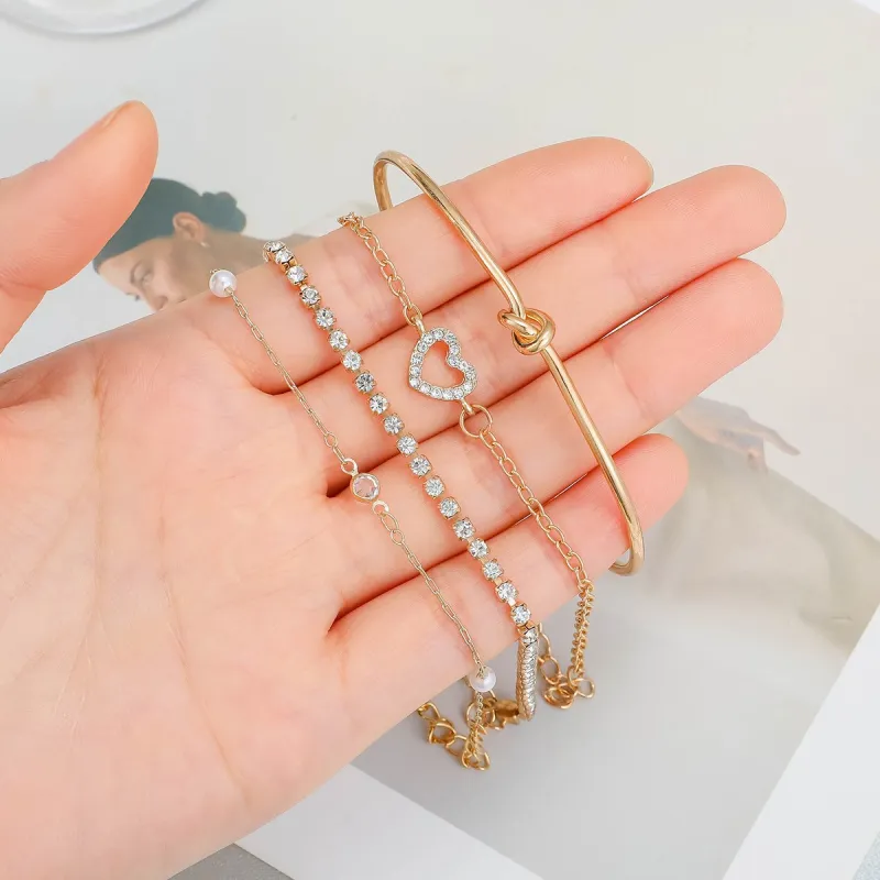 Tabitha Renner Armbåndsett | Gull