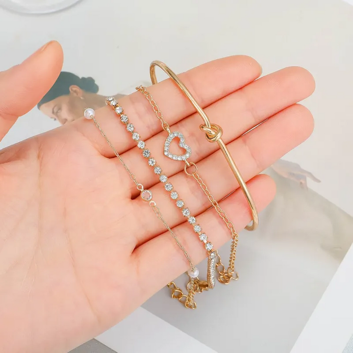 Tabitha Renner Armbåndsett | Gull