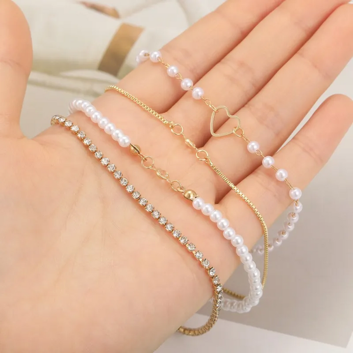 Tabitha Renner Armbåndsett | Gull
