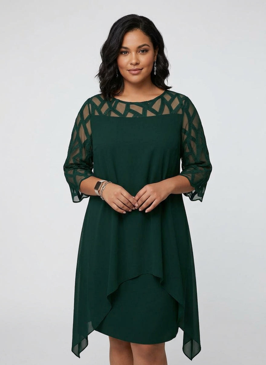 Elke - Klassisk Eleganse Kjole