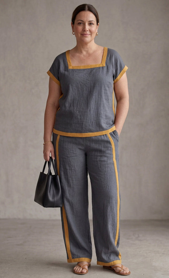 Tova - Lin Koord Sett Elegant To-Delt