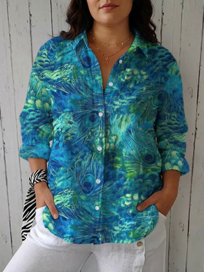 Alessia | Påfugl Grace Bluse