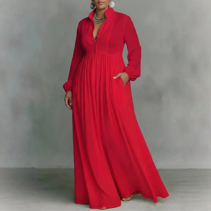 Vera Fransk Kjole: Elegant Bånd-Tie Charm