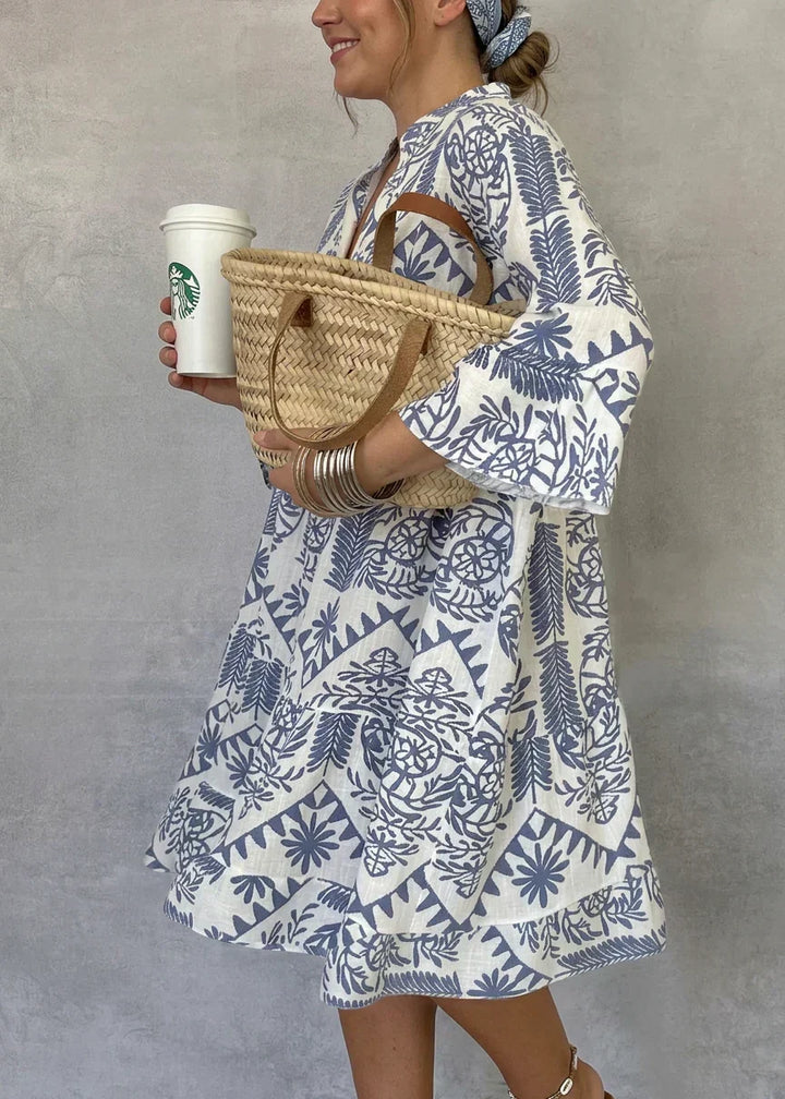 Aurelia - Avslappet Boho Tunika Kjole
