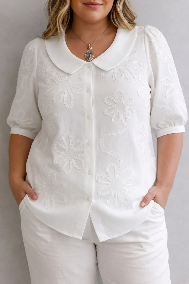 Mireille | Blomstrete Bluse