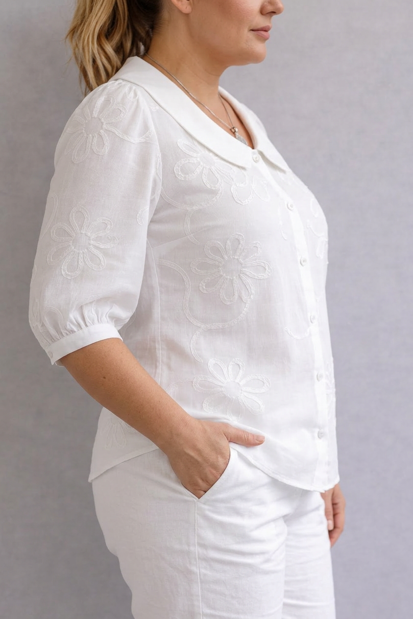 Mireille | Blomstrete Bluse