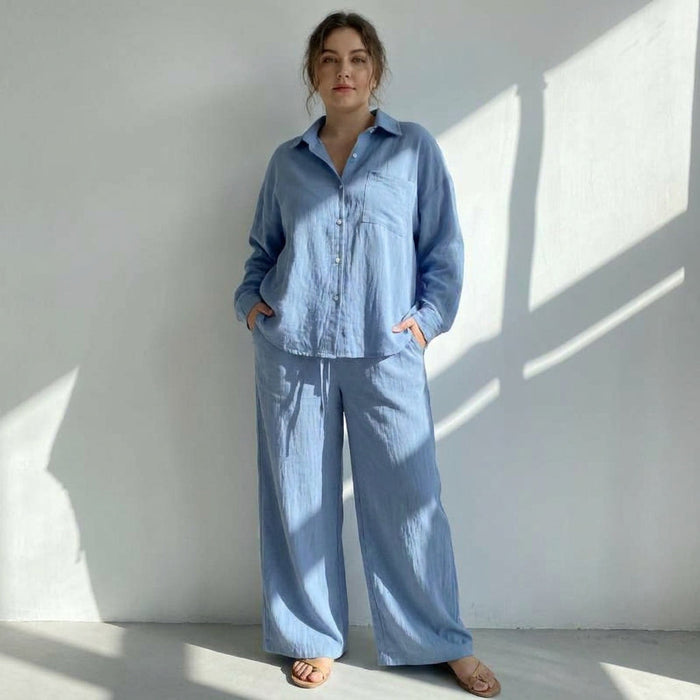 Cosima - Kvinne Cotton To-delt Sett