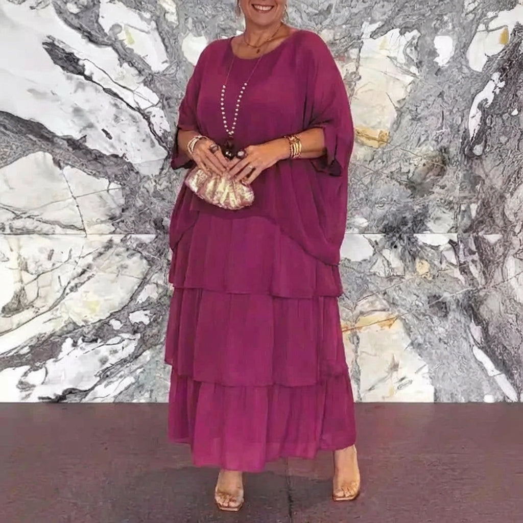 Anneliese | Lang og Flytende Elegant Kjole