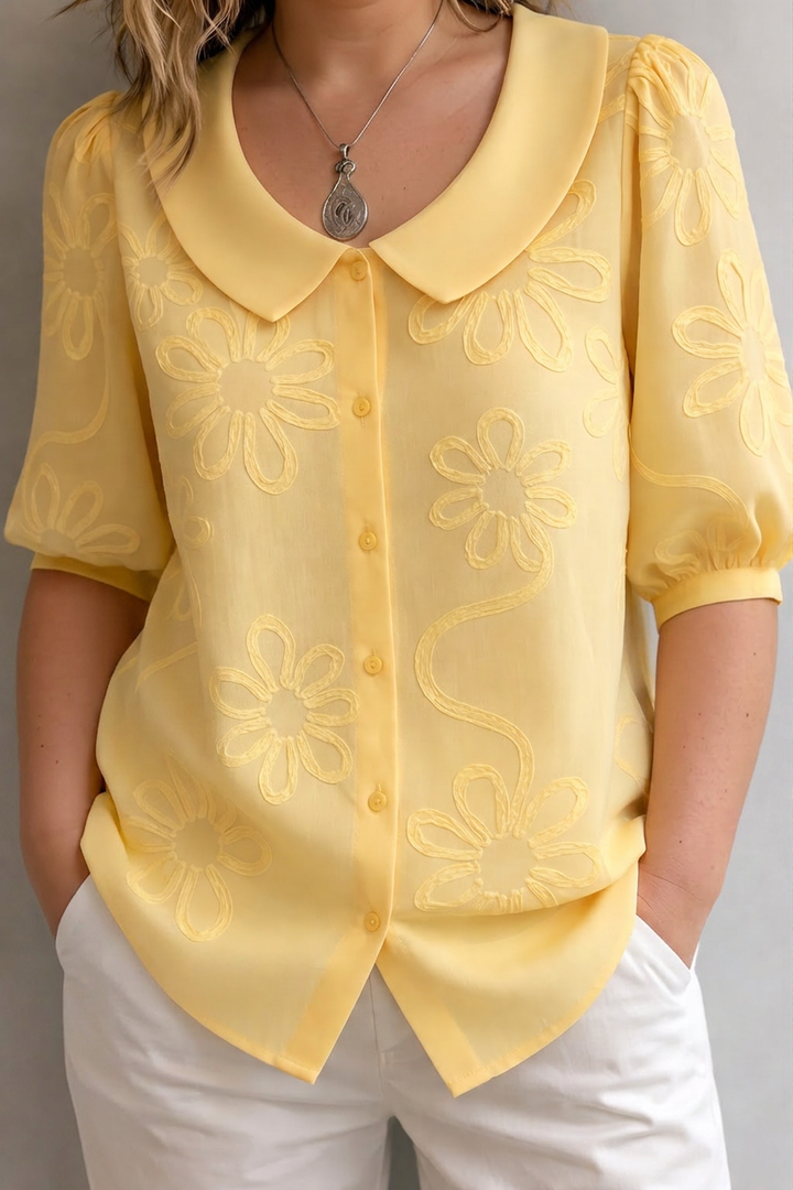 Ffion | Blomsterbluse