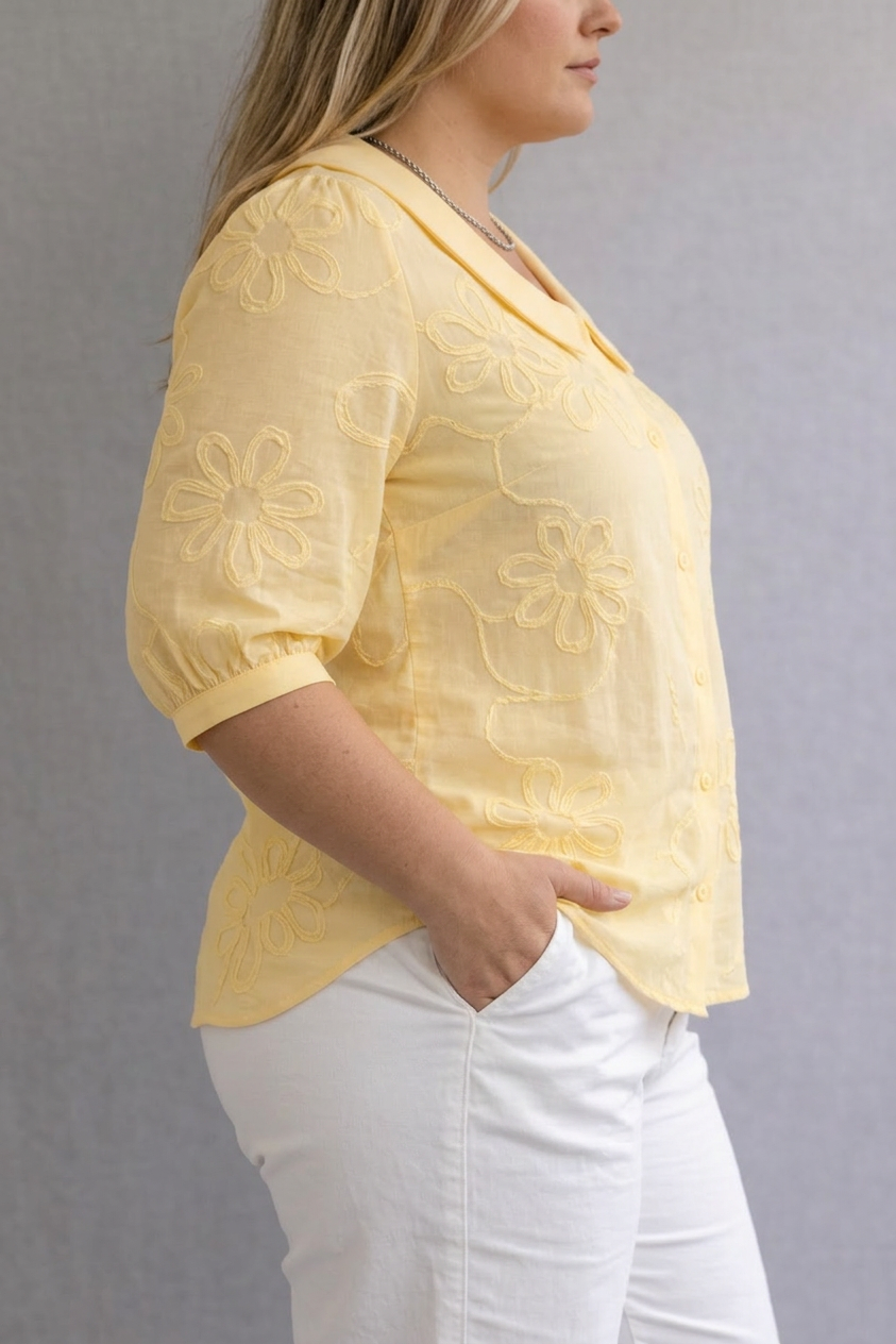 Ffion | Blomsterbluse