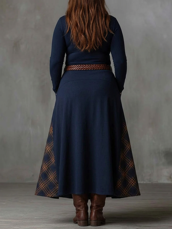 Cleo | Suede Kjole med Belte