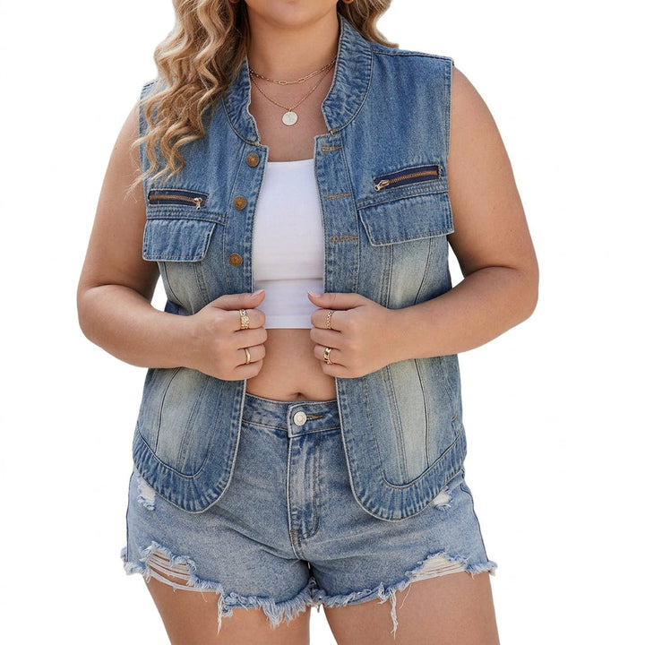Isadora Denim Jakke Vest