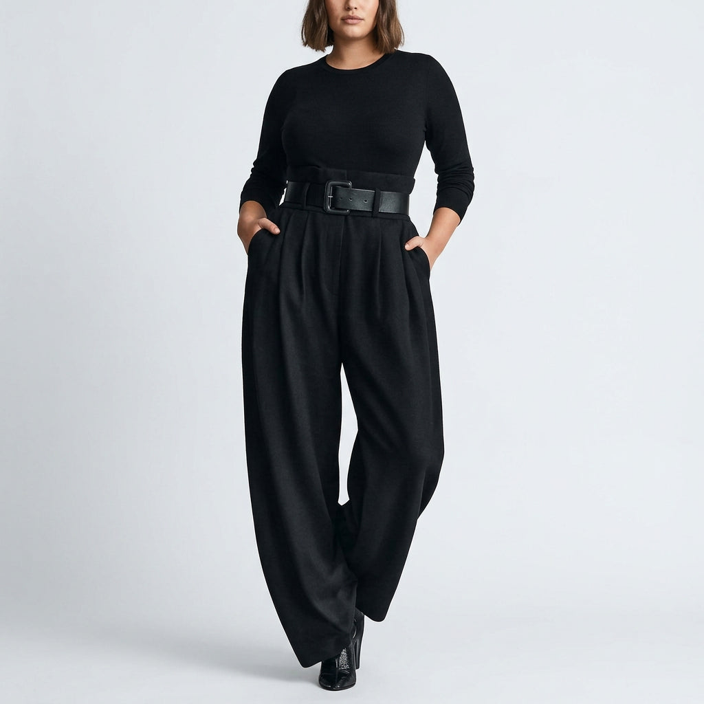 Aisha Jumpsuit med Høy Hals