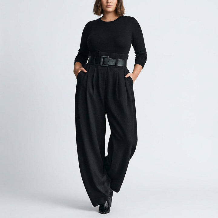 Aisha Jumpsuit med Høy Hals