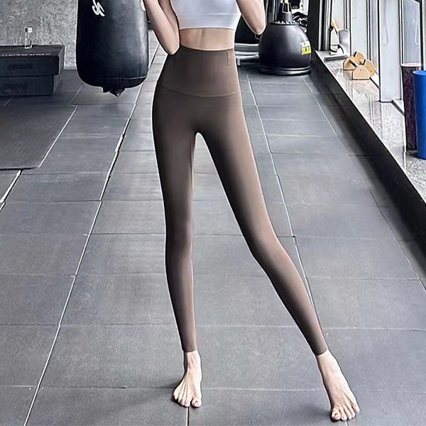 Tykke fôrede tights med høyt liv
