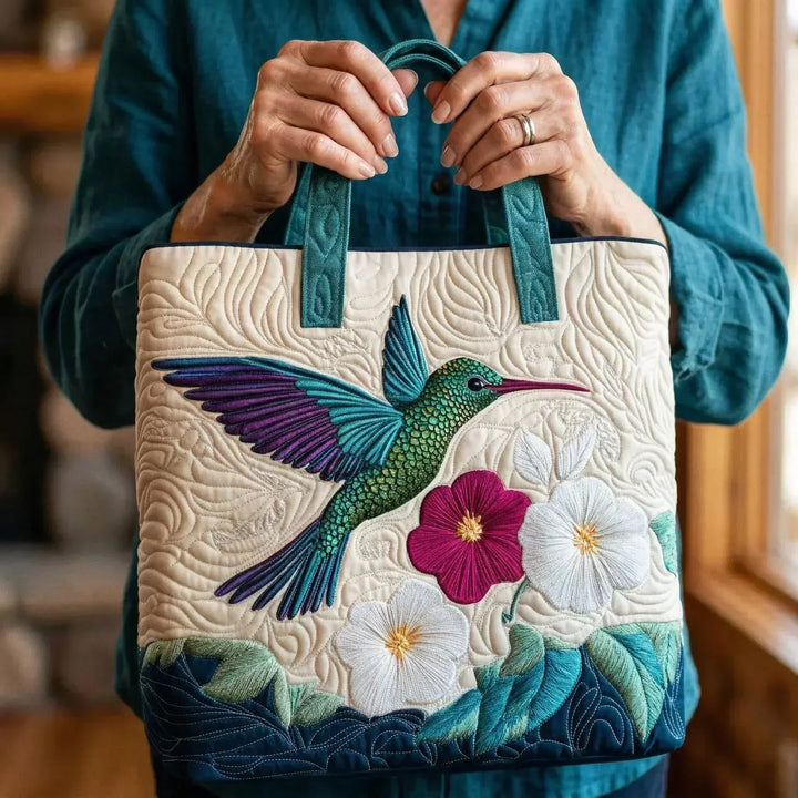 Ila Bag - Kolibri og Hvit Blomst