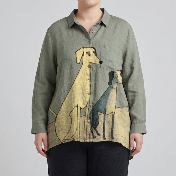 Ondine | Elegant lin sommerbluse