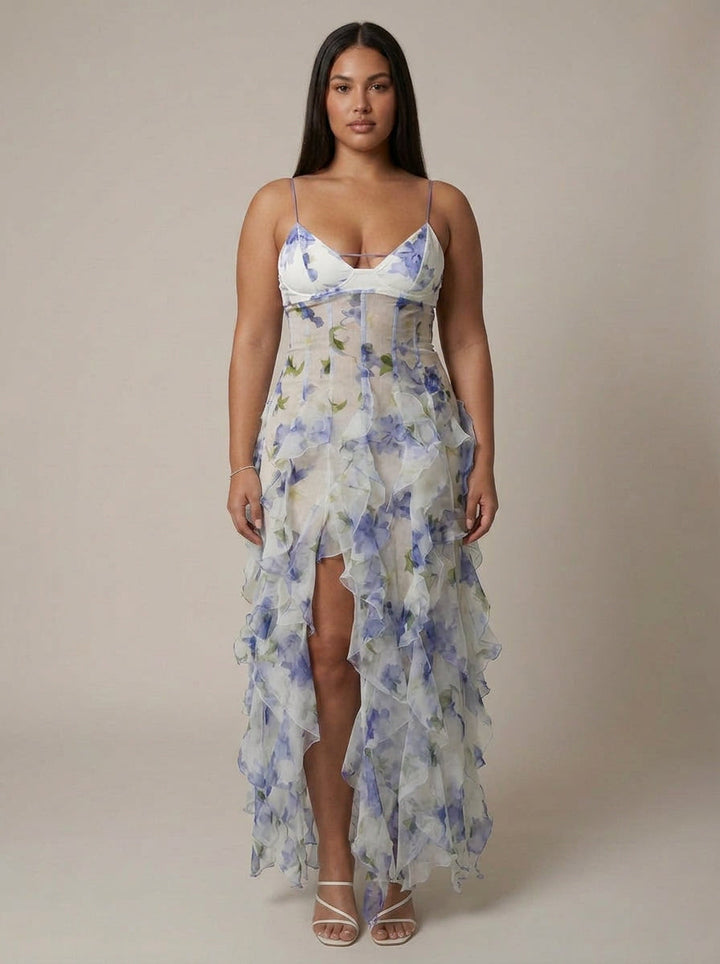 Sasha Ruffle Kjole