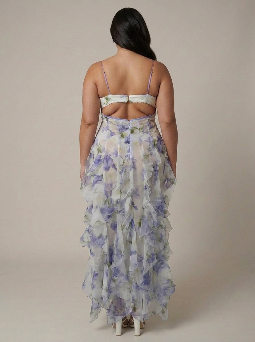Sasha Ruffle Kjole
