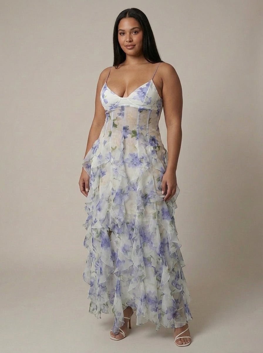 Sasha Ruffle Kjole