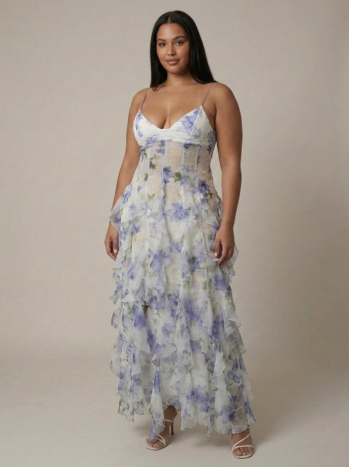 Sasha Ruffle Kjole