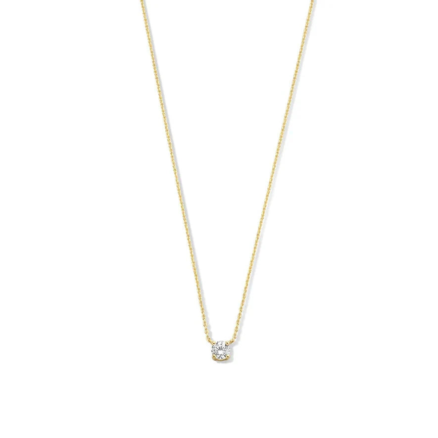 Monroe Moissanite Steinsmykke | Gull