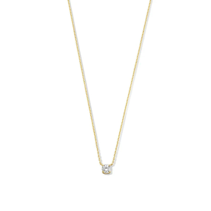 Monroe Moissanite Steinsmykke | Gull