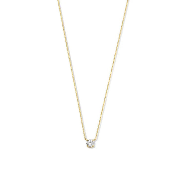 Monroe Moissanite Steinsmykke | Gull