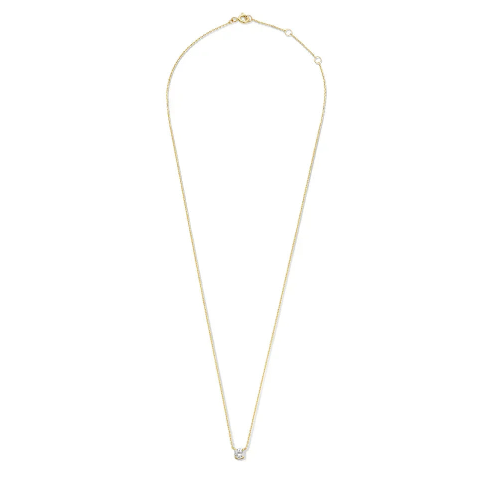 Monroe Moissanite Steinsmykke | Gull