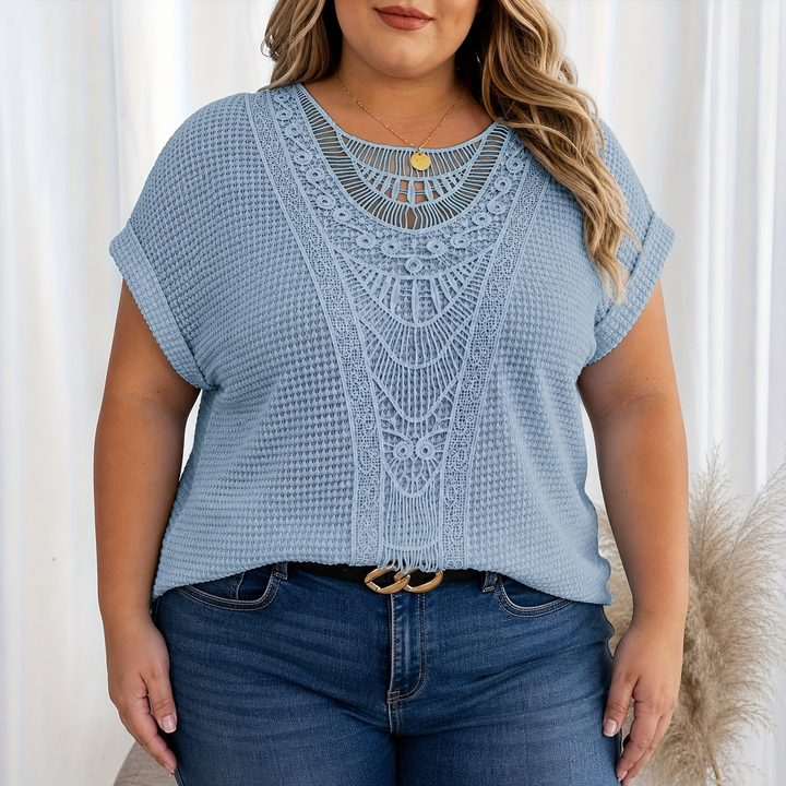 Violet | Detaljert Strikket Topp