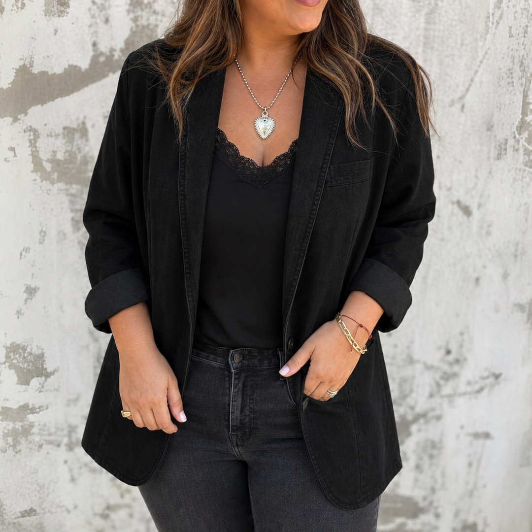 Sarah | Uanstrengt Denim Blazer
