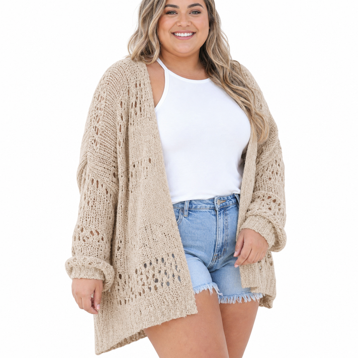 NAOMI | Lett Oversized Boho Sommer Cardigan