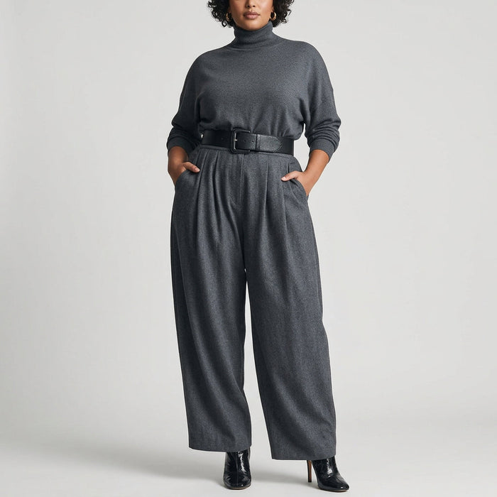 Aisha Jumpsuit med Høy Hals