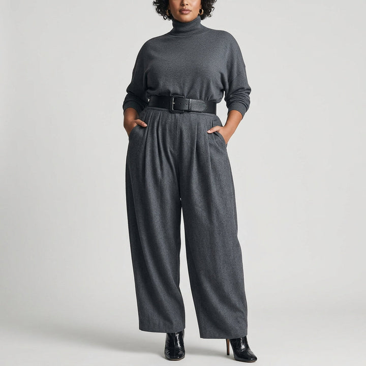 Aisha Jumpsuit med Høy Hals