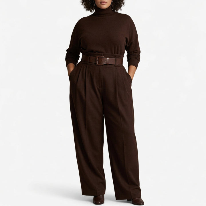 Aisha Jumpsuit med Høy Hals