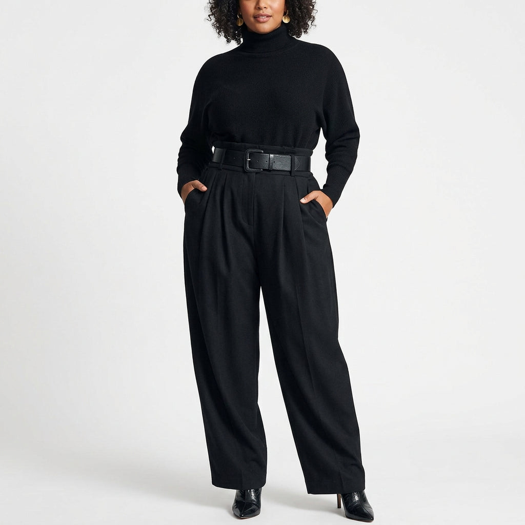 Aisha Jumpsuit med Høy Hals