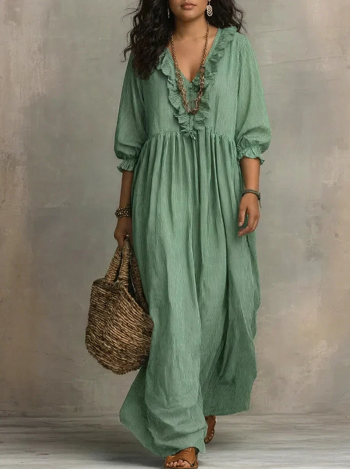Soraya | Boho Langermet Maxi Kjole