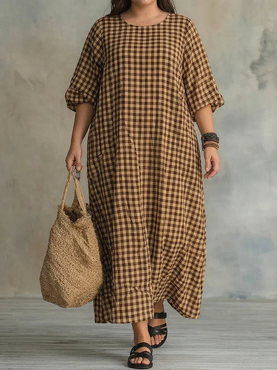 Bellamy | Check Maxi Kjole