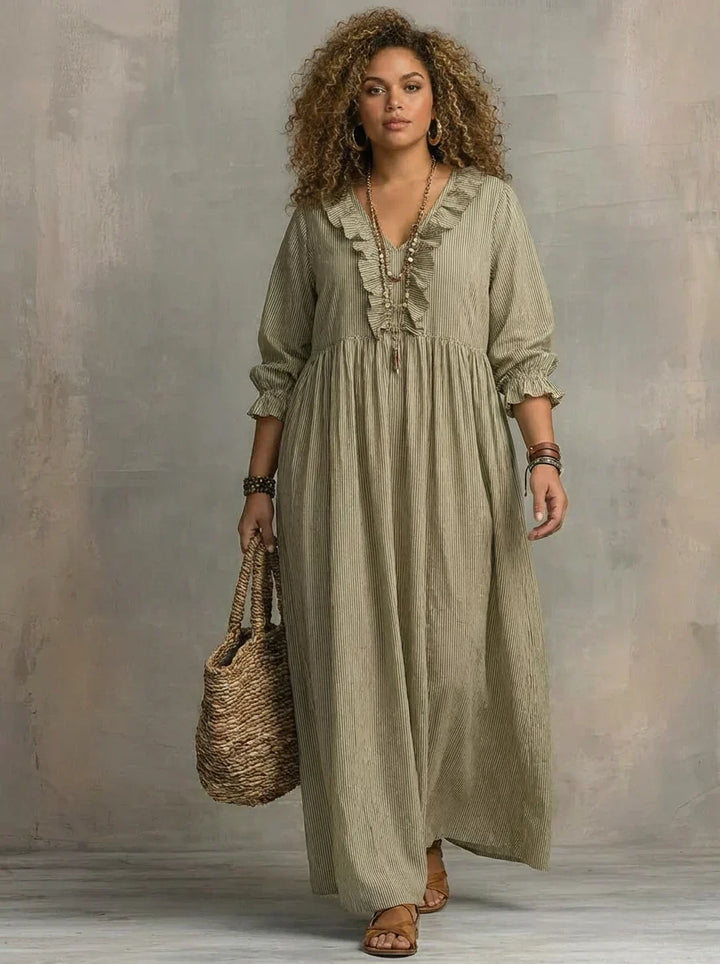 Soraya | Boho Langermet Maxi Kjole