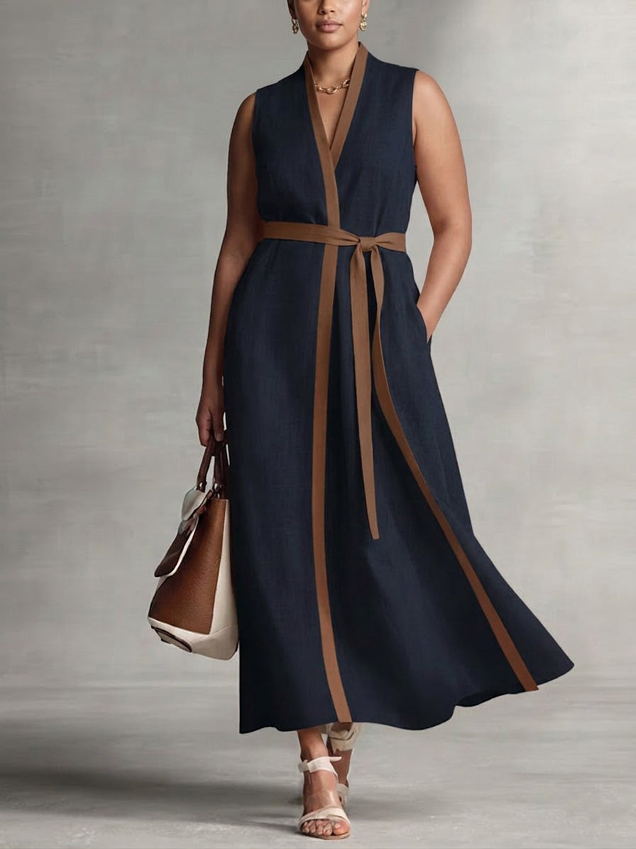 Hazel | Uten Ermer Maxi Kjole