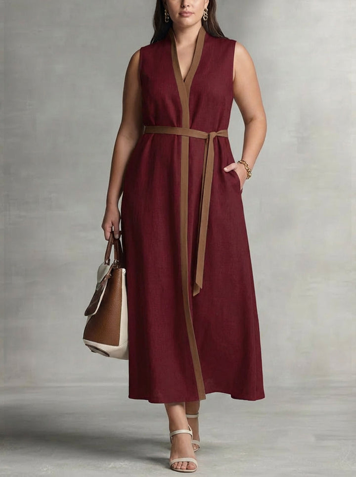Hazel | Uten Ermer Maxi Kjole